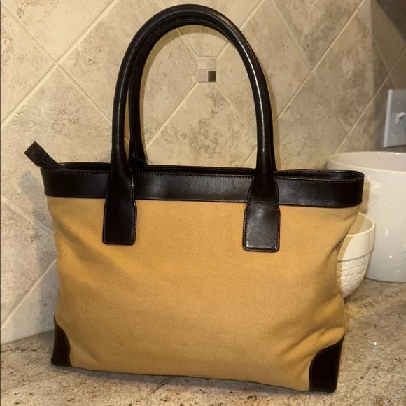 SOLD** Gucci Canvas Sherry Web-line w/ Leather Trim Handbag - Picture 11 of 17